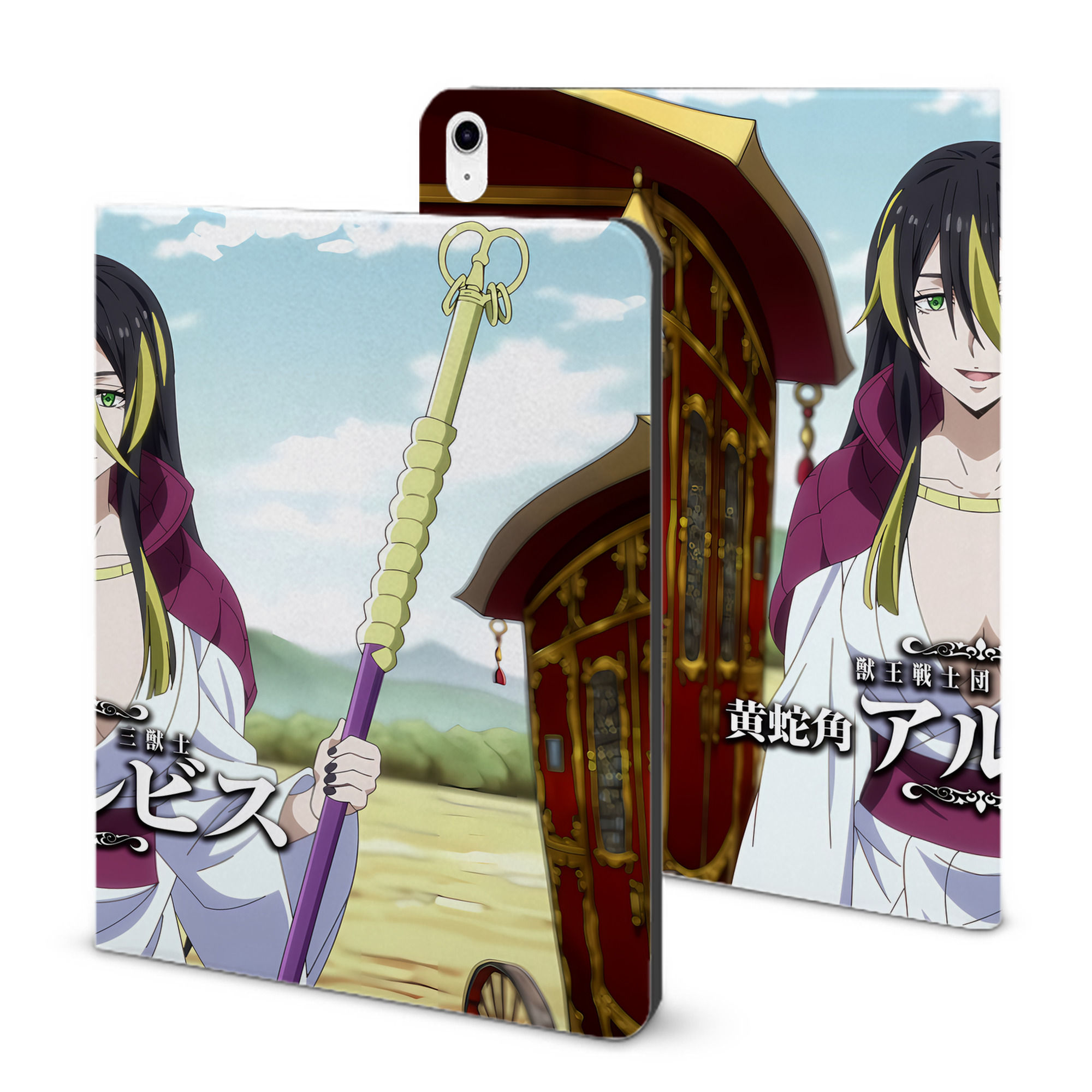 （画像用） 転スラ Regarding Reincarnated to Slime IPad ケース ブック型 PUレザー TPU 耐衝撃 軽量 薄型 ペン収納なし 全面保護 IPad 各モデル対応